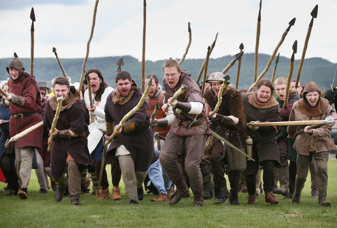 A reenactment of the Battle of Bannockburn took place on June 27, 2014 -- the 700th Anniversary.