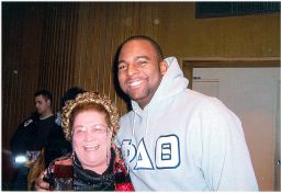 Ryan Speedo Green with Elizabeth Hughes, his teacher from ages 9 to 11, who saw the best in him.