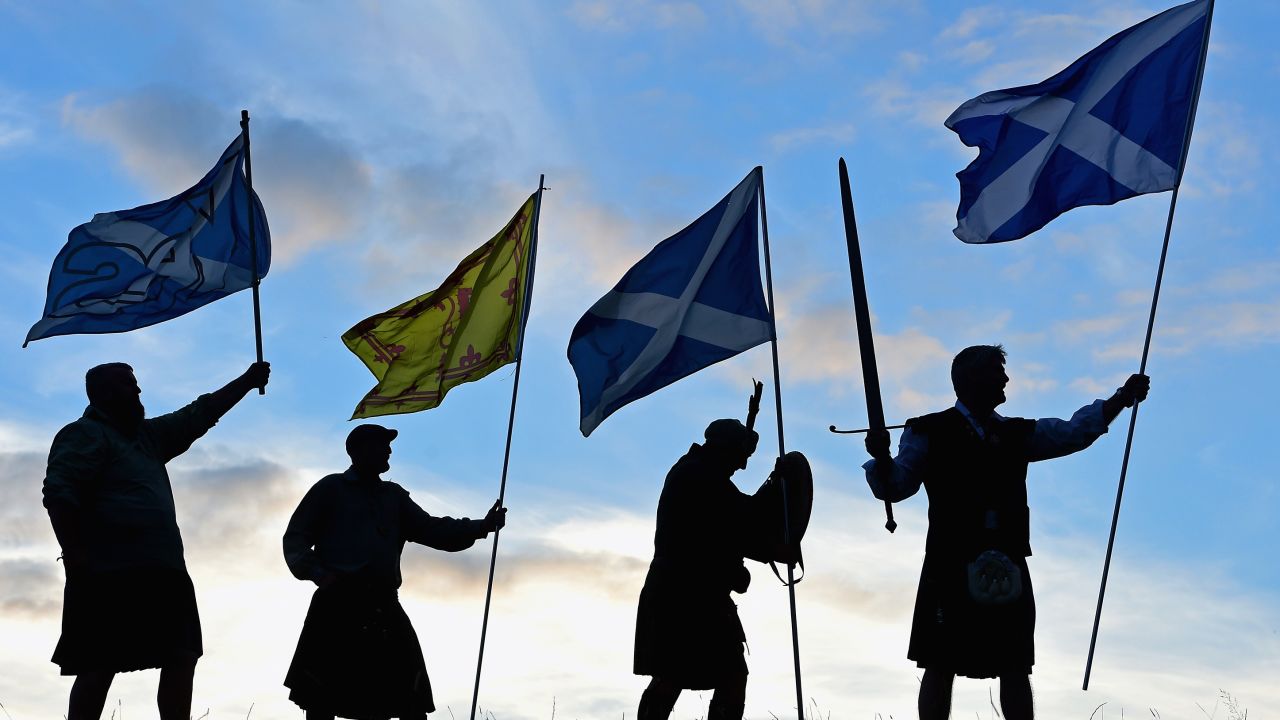 Scotland's history -- not all flag waving.