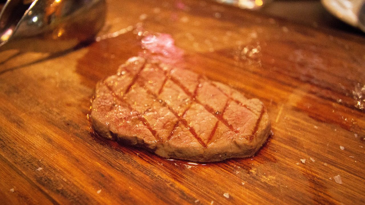 <strong>Steak knife: </strong>Lokum steak is a Turkish delicacy.   It requires a sharp carving blade -- the kind Salt Bae often uses in his videos -- to make the cut so thin.