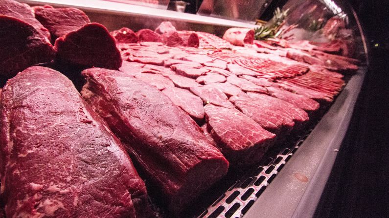 <strong>Maximum meat: </strong>The Nusr-et Abu Dhabi location includes an open meat freezer, similar to what you'd come across at your local butcher shop.