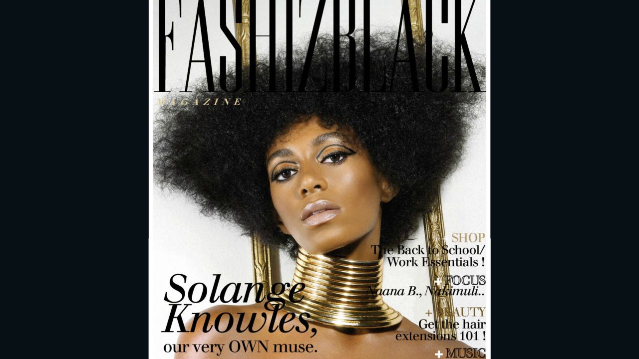 Celebrities like Solange have made natural hair fashionable worldwide.