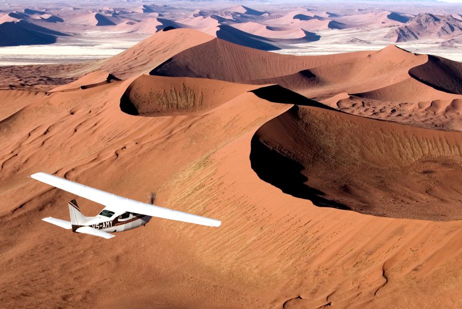 <strong>Namibia:</strong> Flying over the sand dunes in the Namib Desert in Namibia is a once-in-a-lifetime experience, says Lucy Jackson, co-founder and director of Lightfoot Travel. 