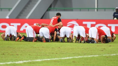 Egypt advances to the quarterfinals without conceding a single goal. 