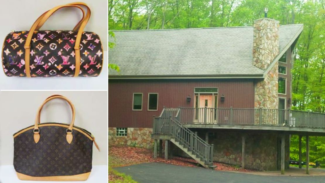 A few houses and several dozens of Louis Vuitton handbags were also purchased with the stolen, authorities said. 