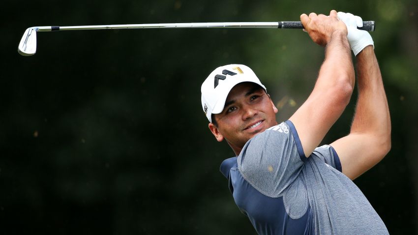 LAKE FOREST, IL - SEPTEMBER 20:  Jason Day of Australia plays his shot from the second tee during the Final Round of the BMW Championship at Conway Farms Golf Club on September 20, 2015 in Lake Forest, Illinois.  (Photo by Patrick Smith/Getty Images)