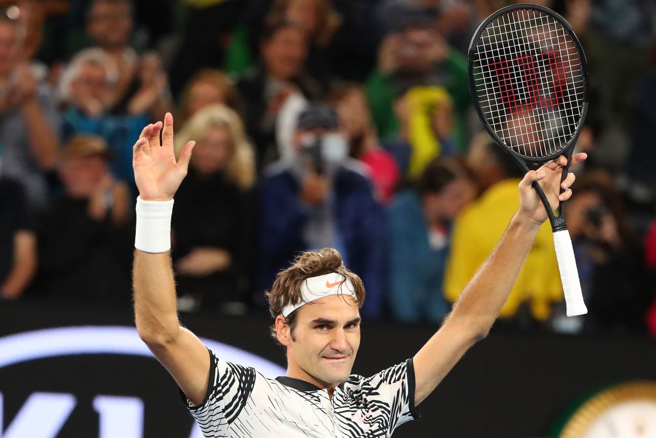 Roger Federer beat compatriot Stan Wawrinka in five sets Thursday to reach his first grand slam final since the US Open in 2015.