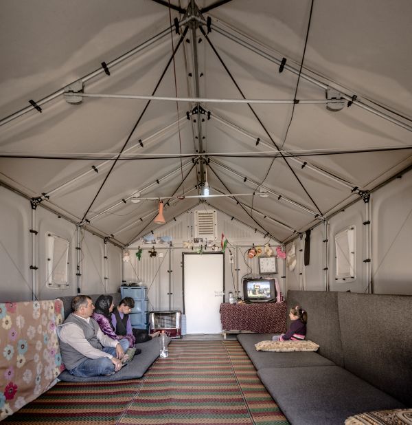 The modular Better Shelter is made from recyclable plastic, comprises only 68 components, and can be assembled in as few as four hours.<br /><br />Each structure is large enough to house a family of five, and includes a solar panel to power lights and charge devices. Since production started in 2015, 16,000 units have been delivered to countries around the world. 