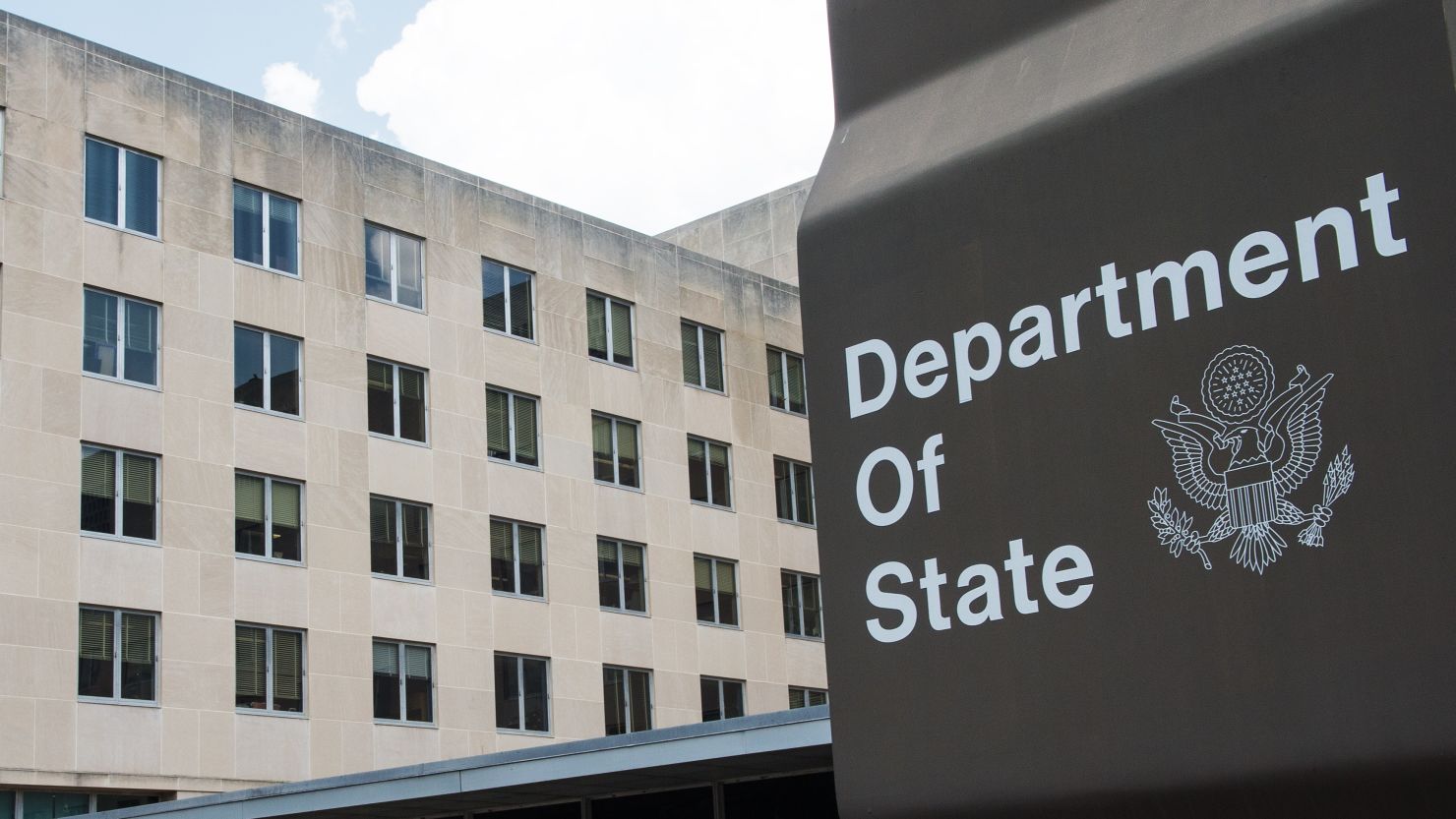 A view of the US Department of State.