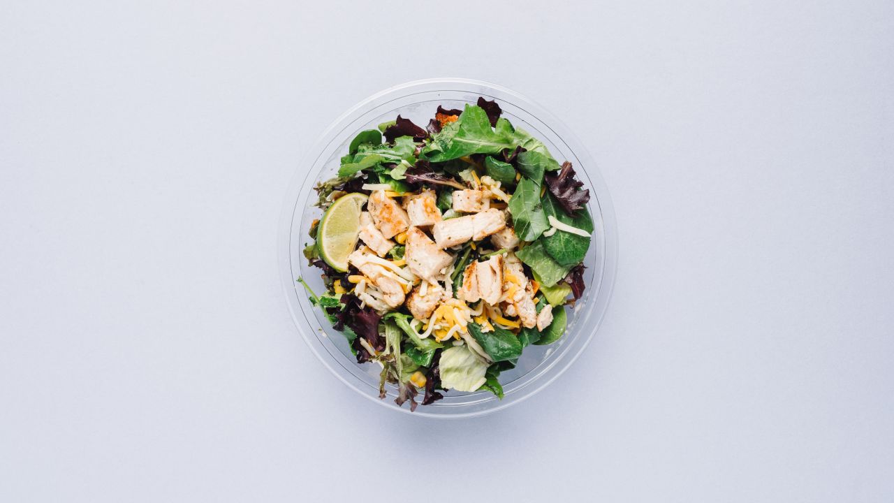 The Southwest grilled chicken salad, minus the tortilla strips (the chain cautions that it would not certify them as gluten-free), is very low in gluten. You won't be deprived of flavor if you skip the dressing, as the salad comes with a tasty vegetable blend and cilantro lime glaze.