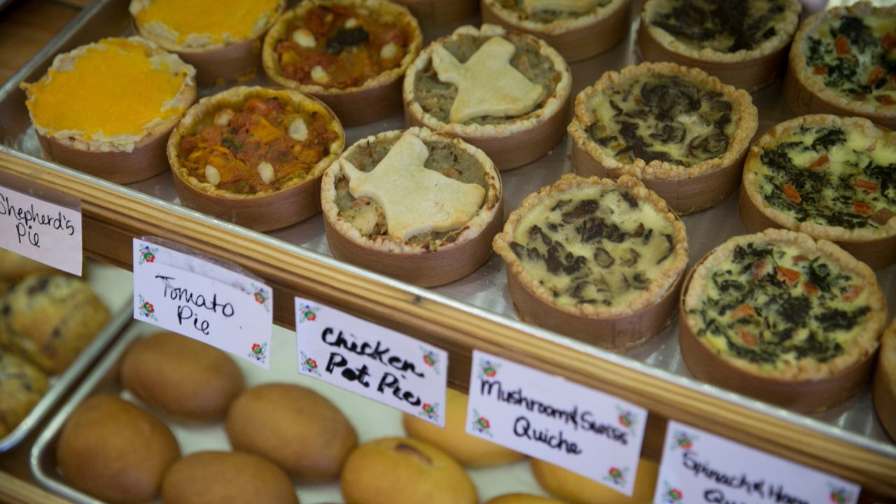 Park Street Bakery in Brenham offers small pies and an array of baked goods with Czech origins.