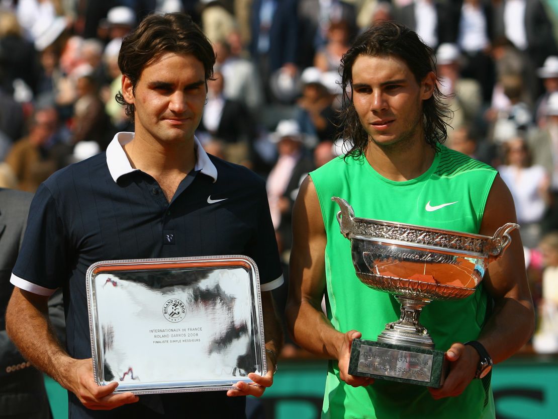 Nadal won the French Open nine times in 10 years -- beating Federer in four finals. 