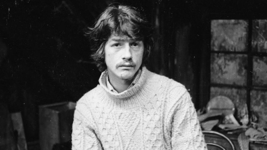 5th February 1966:  English actor John Hurt on set at the Garrick Theatre.  (Photo by R. Powell/Express/Getty Images)