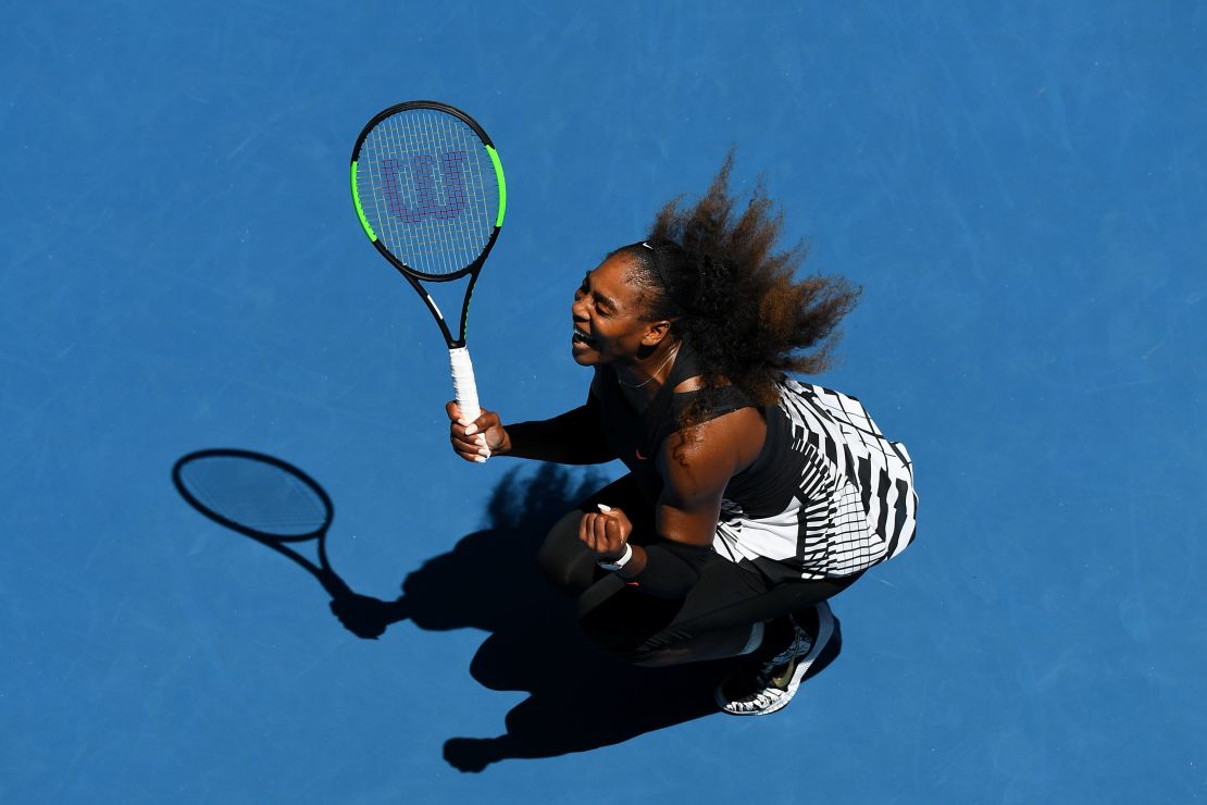 serena final celebrates