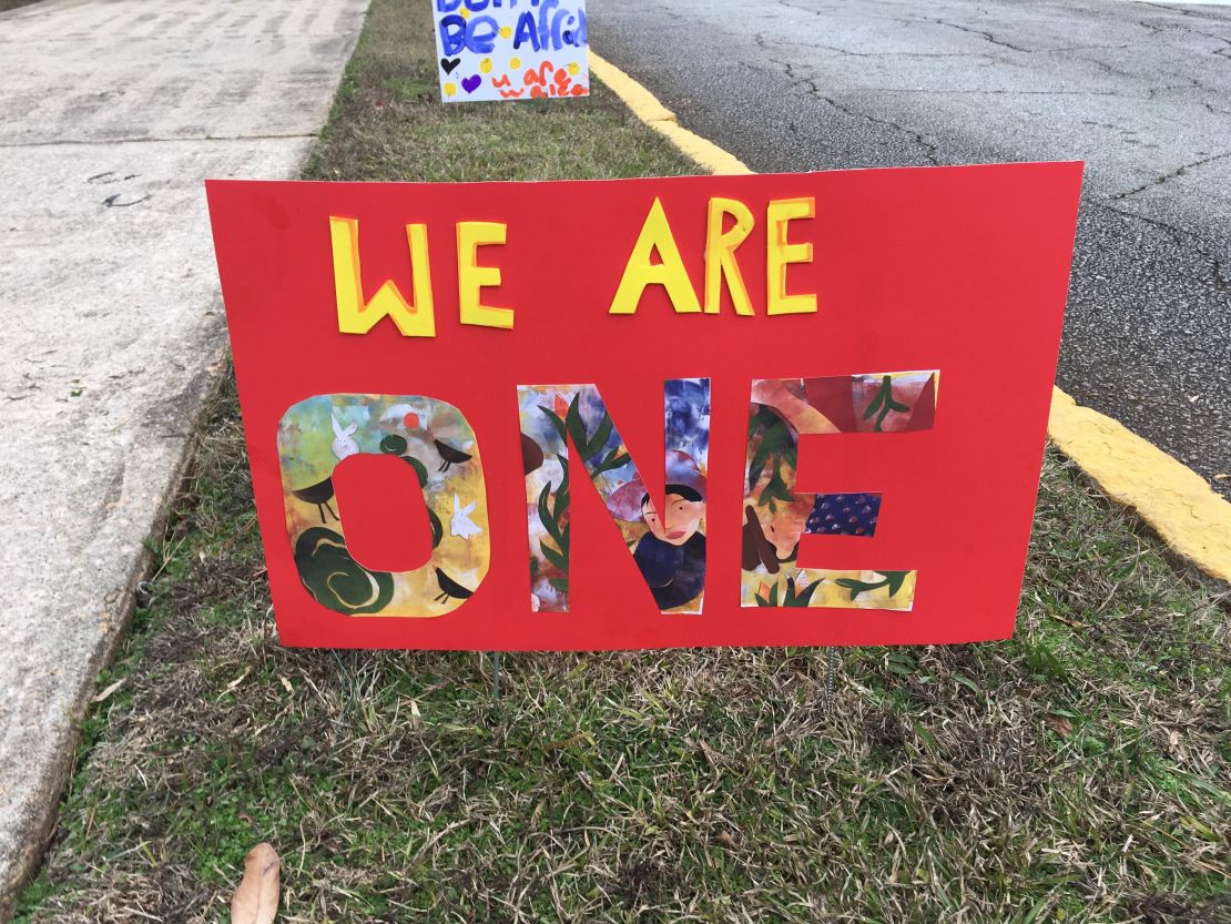 ‘You are welcome here’ - School for refugees plastered with signs | CNN