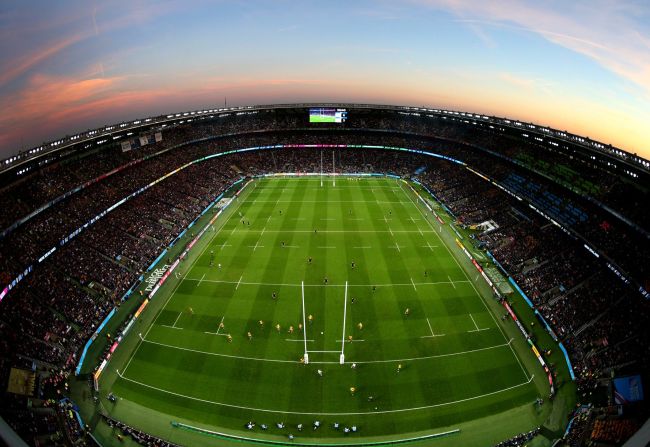 The world's largest dedicated rugby venue has a capacity of 82,000 -- which helped the 2015 Six Nations record the highest average attendance of any sporting event on the planet, <a href="index.php?page=&url=http%3A%2F%2Fwww.rbs6nations.com%2Fen%2Fnews%2F30586.php%23I8TP6H2h4wrBgvTU.97" target="_blank" target="_blank">according to a recent study</a>. The London ground hosted the 2015 World Cup final between New Zealand and Australia (pictured).