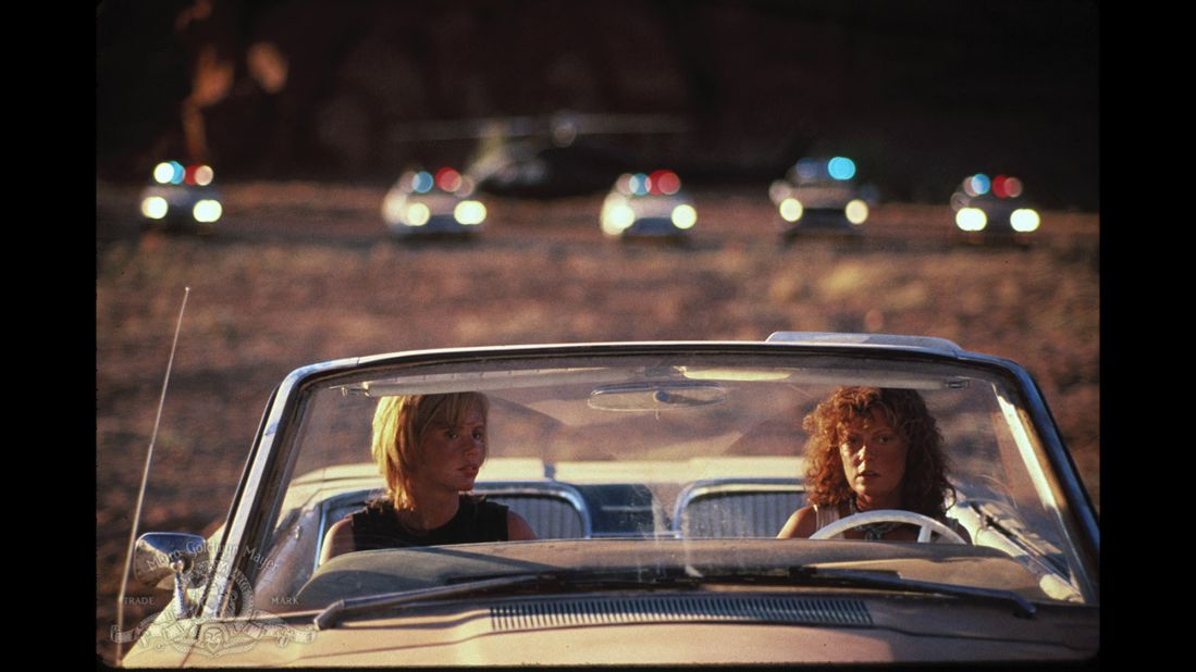 <strong>"Thelma and Louise"</strong> : Geena Davis and Susan Sarandon set the standard for women buddy movies with this film about a pair who embark on an epic road trip. <strong>(Amazon Prime, Hulu)</strong>