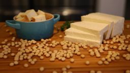 Tofu is a good source of iron and zinc