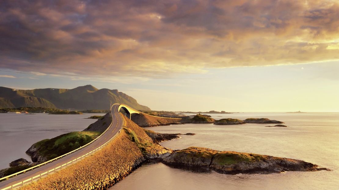 The Atlantic Road: Best enjoyed at sunset.