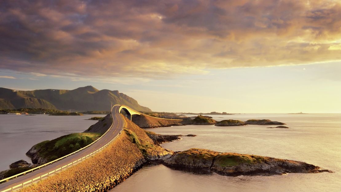 The Atlantic Road: Best enjoyed at sunset. 