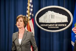 Deputy Attorney General Sally Q. Yates speaks during a press conference at the Department of Justice on June 28, 2016 in Washington, DC. 