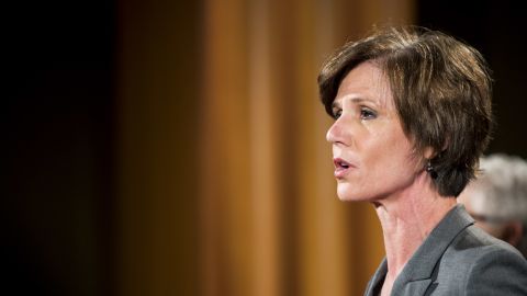 Deputy Attorney General Sally Yates was dismissed by President Donald Trump Monday evening