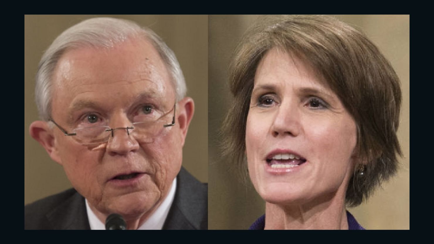Trump administration Attorney General Jeff Sessions and Obama administration Deputy Attorney General Sally Yates have been key players in issuing and then turning around guidance on private prisons.