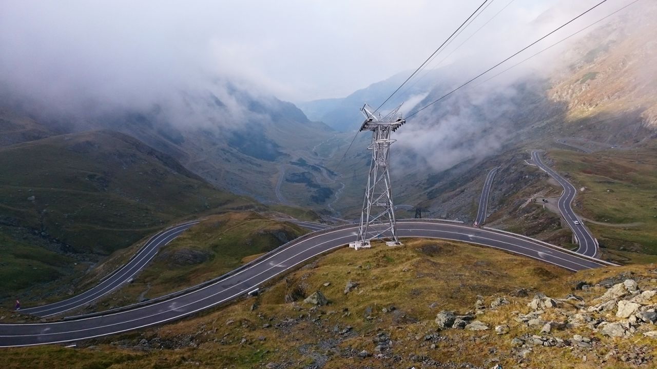 <strong>Transfagarasan Road, Romania:</strong> Spooky dark tunnels (the longest is more than 800 meters and pitch black), plus endless twists and turns make for a thrilling ride through Dracula territory.
