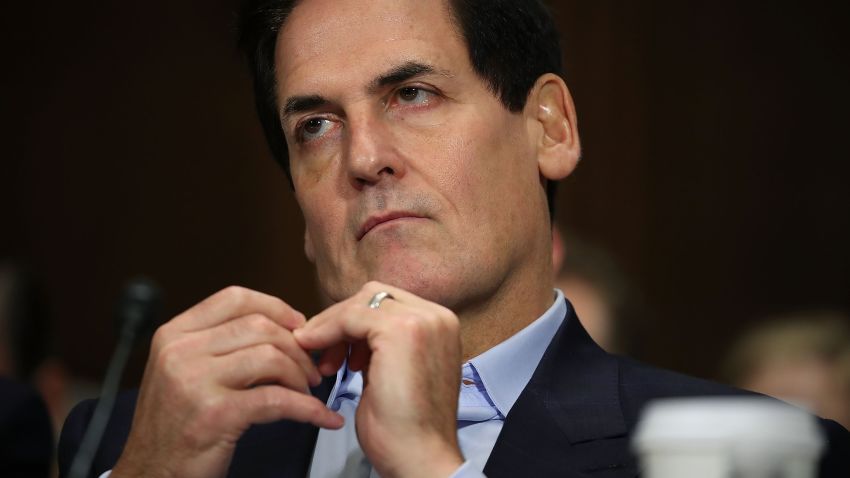 WASHINGTON, DC - DECEMBER 07:  Mark Cuban, chairman of AXS TV and owner of the Dallas Mavericks, listens to testimony during a Senate Judiciary Subcommittee hearing on Capitol Hill, December 7, 2016 in Washington, DC. The subcommittee heard testimony regarding a proposed merger between AT&T and Time Warner.  (Photo by Mark Wilson/Getty Images)