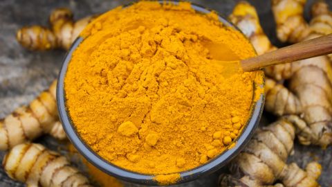 Turmeric is a popular spice known for its bright yellow color and use in curry powders and mustards. 
