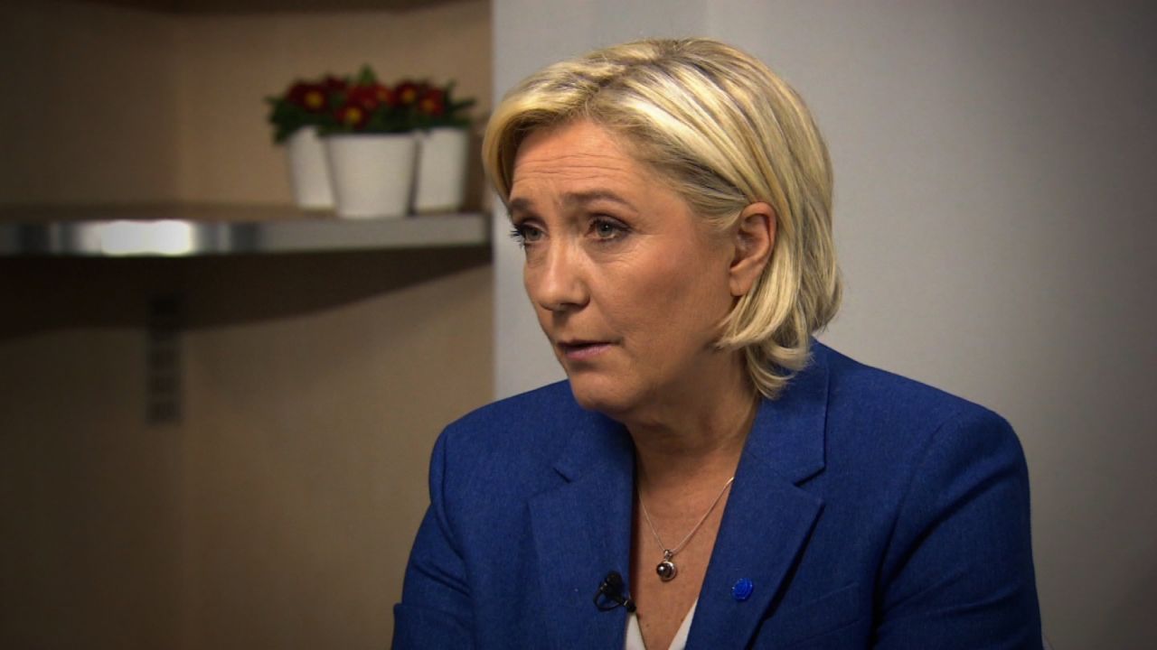 marine le pen amanpour