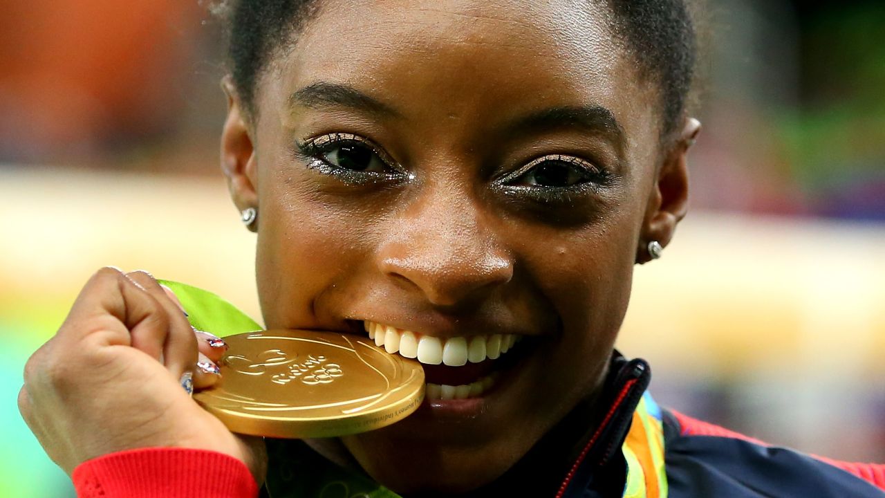 US gymnast Simone Biles won four gold medals in Rio and will be back for more in Tokyo