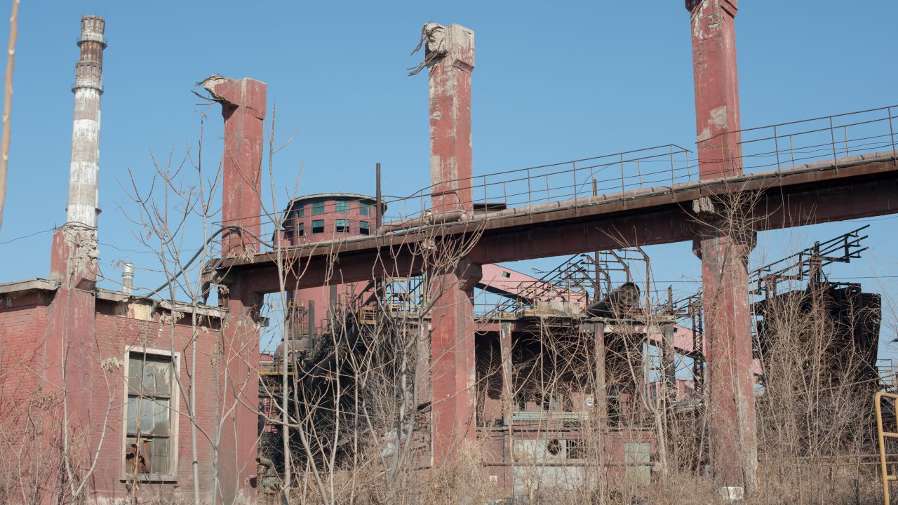 The Shougang Steel Company plant on the outskirts of Beijing, which was shuttered before the 2008 Olympics to avoid an ugly haze of pollution.