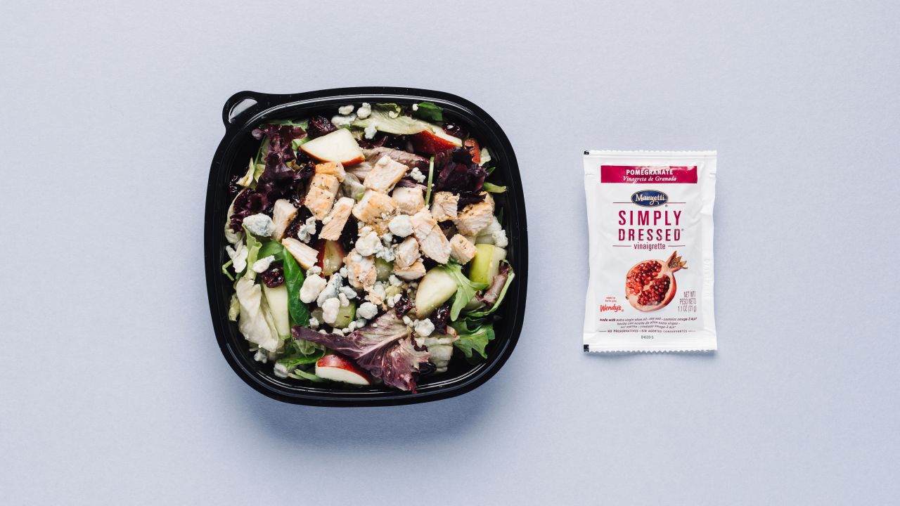 Looking to avoid gluten-containing ingredients? Try the apple pecan chicken salad with apples, cranberries, pecans and crumbled blue cheese, and go with light balsamic vinaigrette dressing. Just remember to omit the croutons.<br />