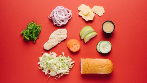 At Subway, the oven-roasted chicken sandwich with honey mustard sauce, which has 23 grams of protein and 5 grams of fiber, is a nutrient combo that will keep you sated on the road. For a snack during your travels, apples are the healthiest option.