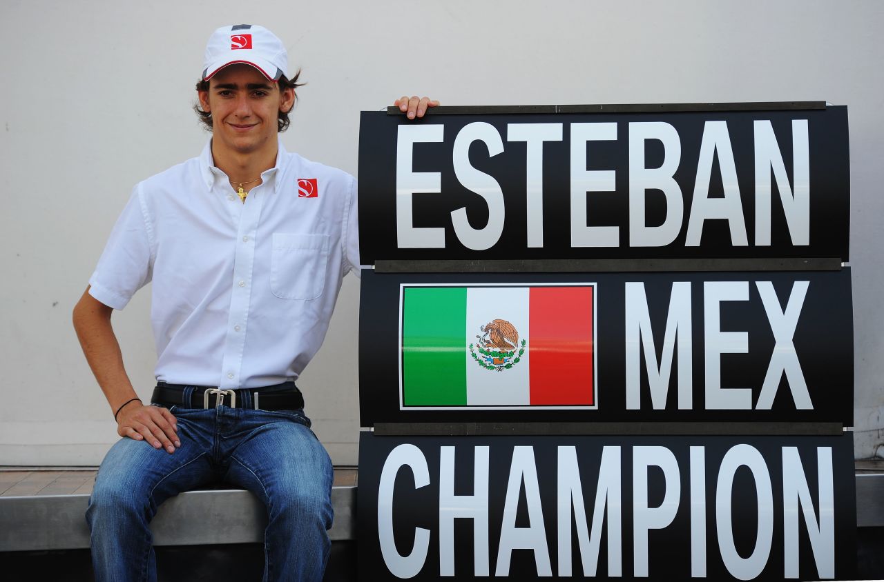 Gutierrez announced himself as a potential talent by winning the GP3 title -- one of Formula One's junior feeder series -- in 2010.