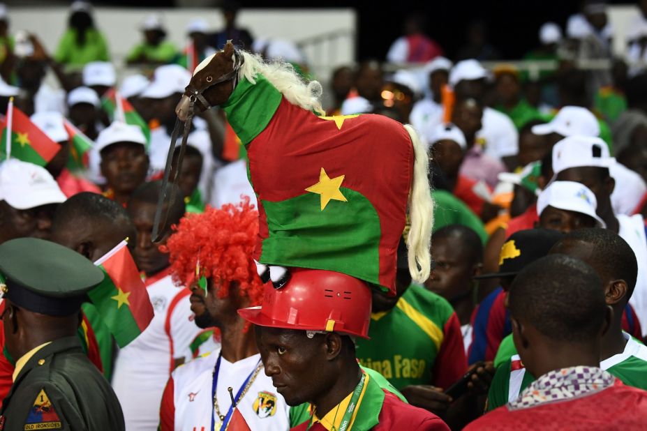 Burkina Faso's fans went into the match with confidence,  as the Stallions had won their previous semifinal clash in 2013.
