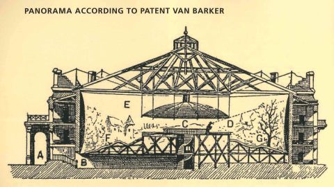 A rendering for a typical cyclorama.