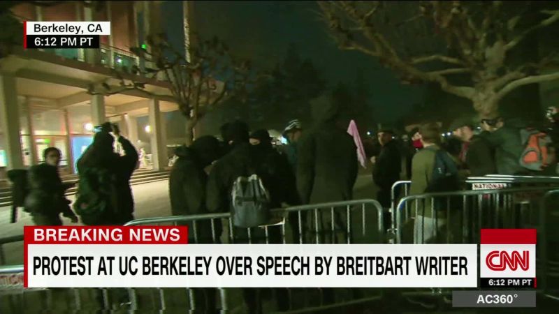 Berkeley cancels Milo Yiannopoulos talk after violent protests CNN