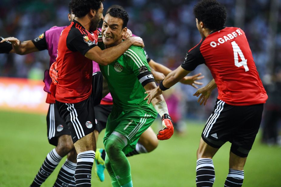 It means El-Hadary now has the chance to win his fifth AFCON title in Sunday's final.
