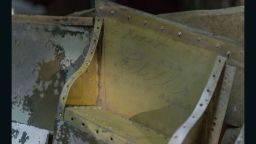 Grease pencil signature Eva & Edith found inside wing of P-47D Thunderbolt completed at Evansville, Indiana aviation plant in 1944 