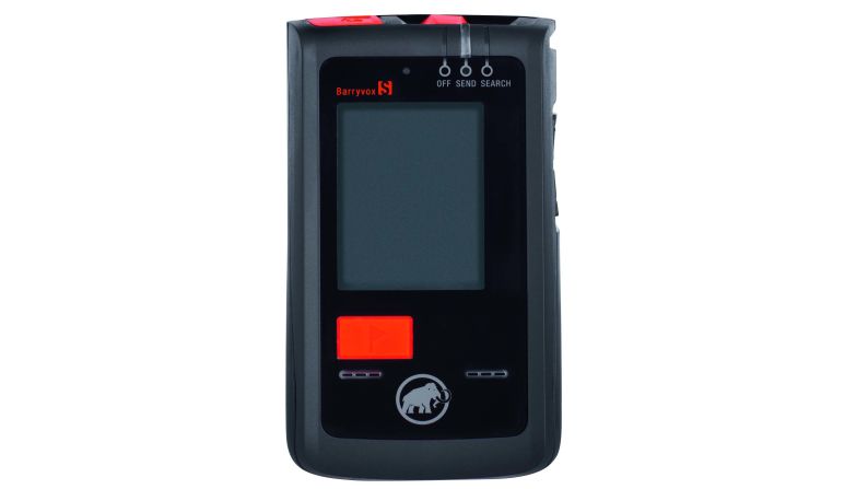 <strong>Mammut Barryvox S avalanche transceiver: </strong>This three-antenna beacon provides an impressive 230 foot<strong> </strong>range, built with urgency in mind when faced with the stress of a burial. <br />
