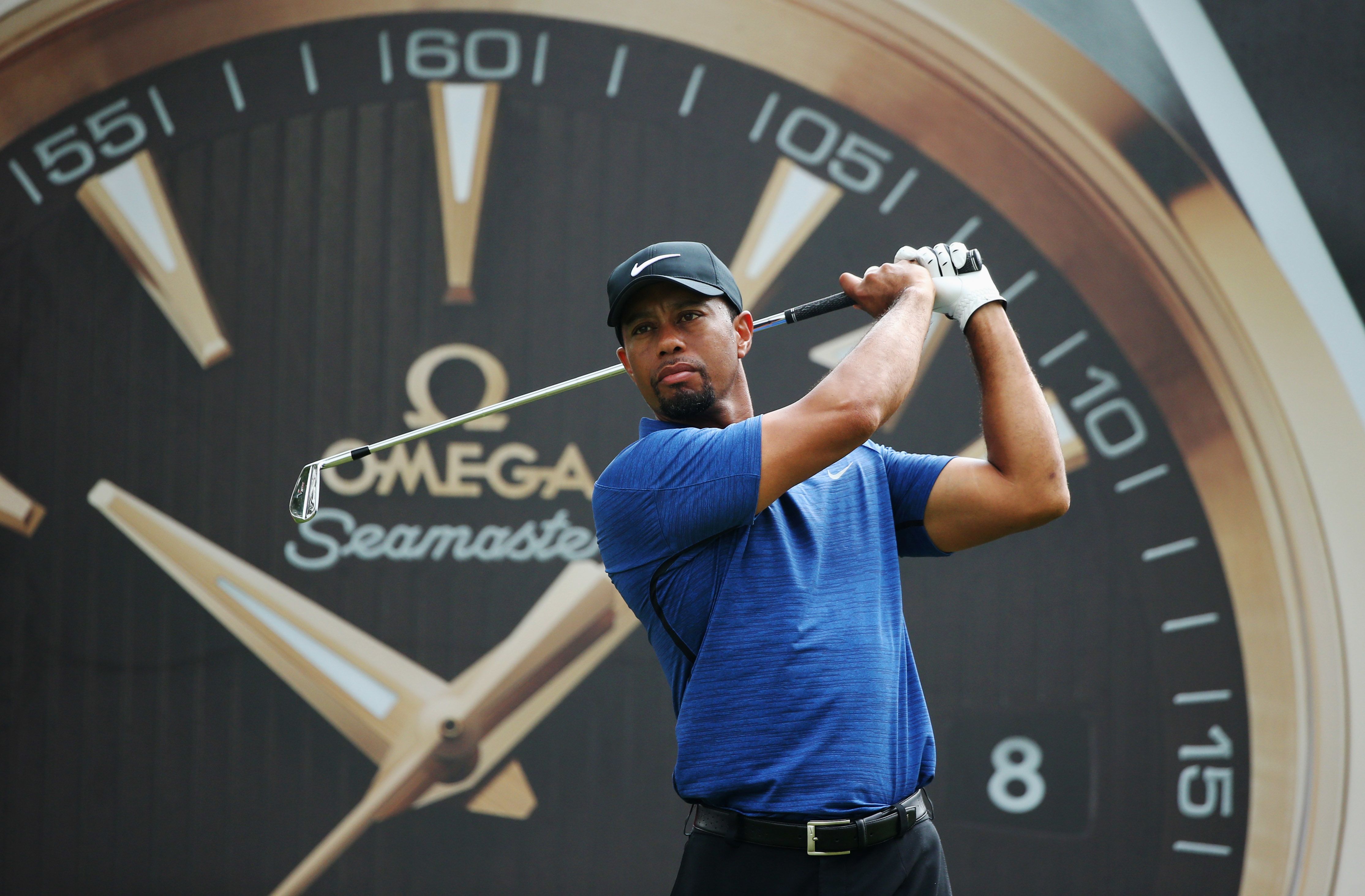 Woods is currently in a tie for 124th and in danger of missing the cut. 