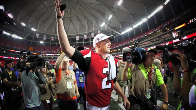 Last season was a reassuring comeback for "Matty Ice" after suffering perhaps the most remarkable blown lead in sports history at <a href="index.php?page=&url=http%3A%2F%2Fwww.cnn.com%2F2017%2F02%2F05%2Fsport%2Fsuper-bowl-li-falcons-patriots%2Findex.html">Super Bowl 51</a> to the New England Patriots. Four-time Pro Bowler Ryan led the Atlanta Falcons back to the playoffs in 2017, losing to eventual champions the Philadelphia Eagles in the divisional round. His five-year $150 million contract makes him the first $30 million player in NFL history.  