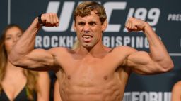 INGLEWOOD, CA - JUNE 03:  Urijah Faber stands on the scale during the weigh-in for UFC 199 at The Forum on June 1, 2016 in Inglewood, California.  (Photo by Jayne Kamin-Oncea/Getty Images)
