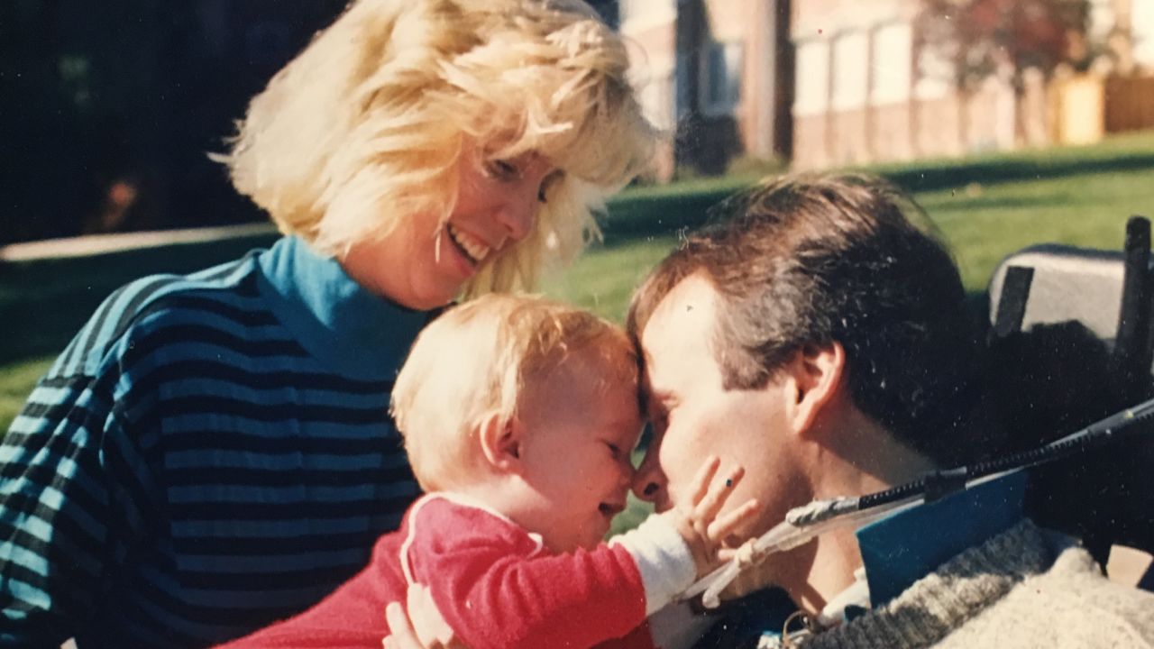 A family photo of Patti Ann, Conor and Steven McDonald. 