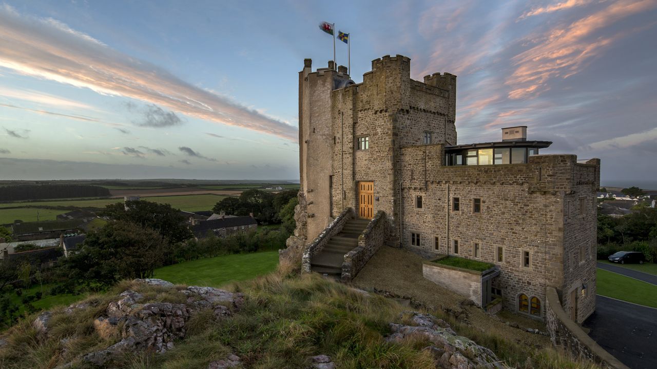 <strong>Live like a king or queen in Wales:</strong> Overlooking the breathtaking Pembrokeshire Coast National Park, Roch Castle was recently named Wales' finest hotel and offers five-star luxury in 12th-century surroundings.