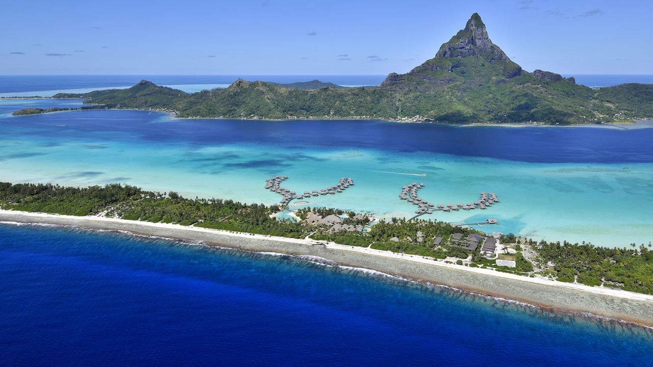 Why settle for staying on the beach when you can see the heart-shaped island from above?