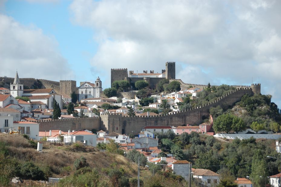 <strong>Obidos, Portugal:</strong> Ringed by medieval walls, the hill-top town of Obidos with its Moorish castle was recaptured by the first king of Portugal, D. Afonso Henriques, in 1148 and from then until 1883 it became the property of the queens of Portugal.