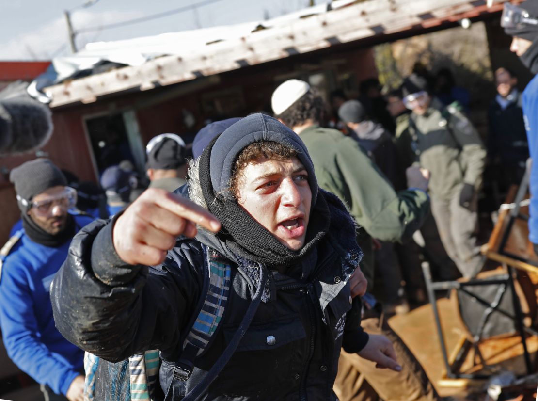 Police confirm to CNN that the last settlers were cleared from the West Bank outpost on Thursday.